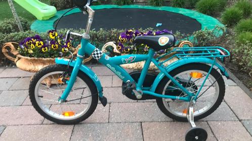 Mooi kinderfietsje 16 inch., Fietsen en Brommers, Fietsen | Kinderfietsjes, Gebruikt, 16 tot 20 inch, Zijwieltjes, Ophalen