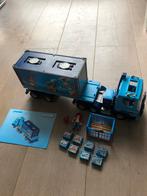 Playmobil container truck met oplegger 4447 + boekje, Kinderen en Baby's, Speelgoed | Playmobil, Complete set, Gebruikt, Ophalen of Verzenden