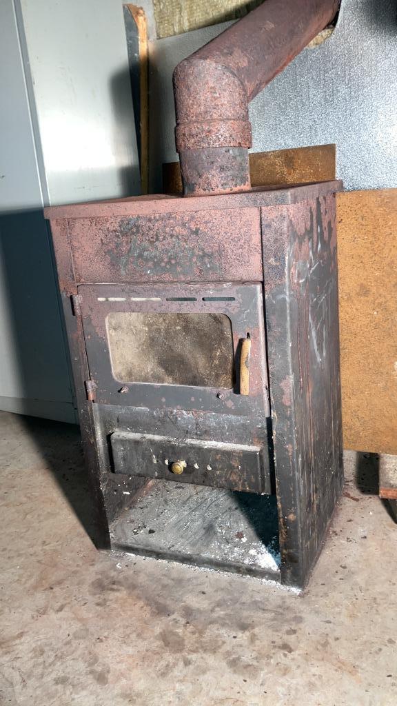 houtkachel, Huis en Inrichting, Kachels, Gebruikt, Vrijstaand, Houtkachel, Hout, Ophalen