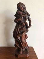 Mariabeeld van wax, 47 cm., Antiek en Kunst, Ophalen of Verzenden