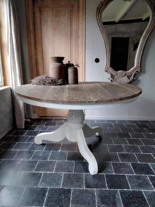 RONDE OUDE EETTAFEL/KLOOSTERTAFEL CA 140, Antiek en Kunst, Antiek | Meubels | Tafels, Ophalen