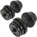 Halterset 2x20 kg 40 kg dumbells halters halterset GRTS BZRG, Sport en Fitness, Fitnessmaterialen, Nieuw, Halterset, Rug, Verzenden