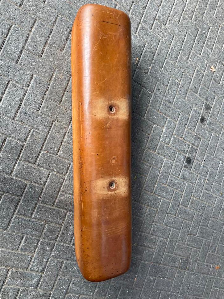 Gym Bok 1,60m - Zonder Onderstel, Huis en Inrichting, Stoelen, Gebruikt, Hout, Bruin, Ophalen of Verzenden