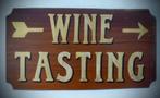 Houten bord Wine Tasting/mancave/slijterij/wijn proeverij, Verzamelen, Merken en Reclamevoorwerpen, Ophalen of Verzenden, Nieuw