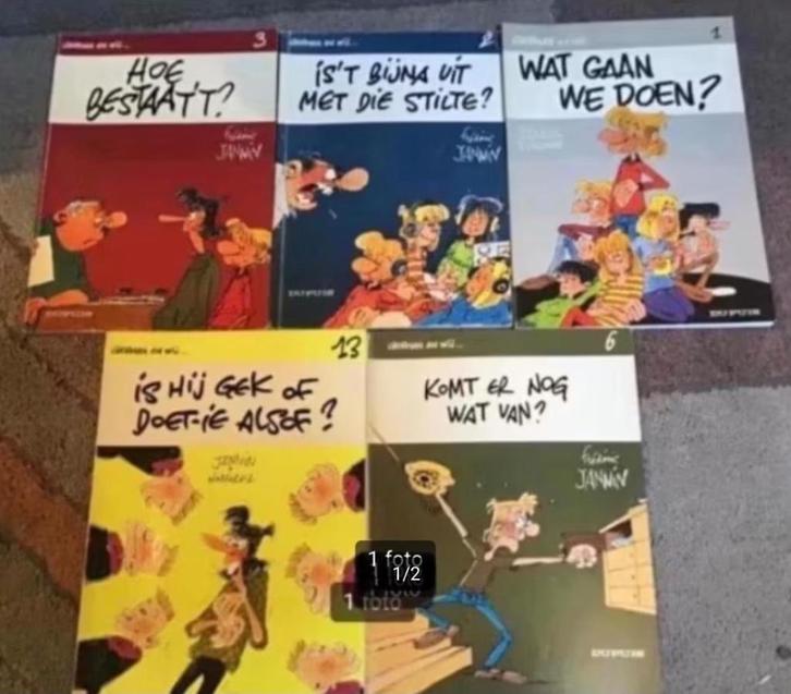 5 delen German en wij..door F.Jannin en Frederic, Boeken, Stripboeken, Gelezen, Meerdere stripboeken, Ophalen of Verzenden