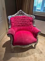 Roze kroonstoel, Ophalen, Barok, Minder dan 75 cm, Zo goed als nieuw