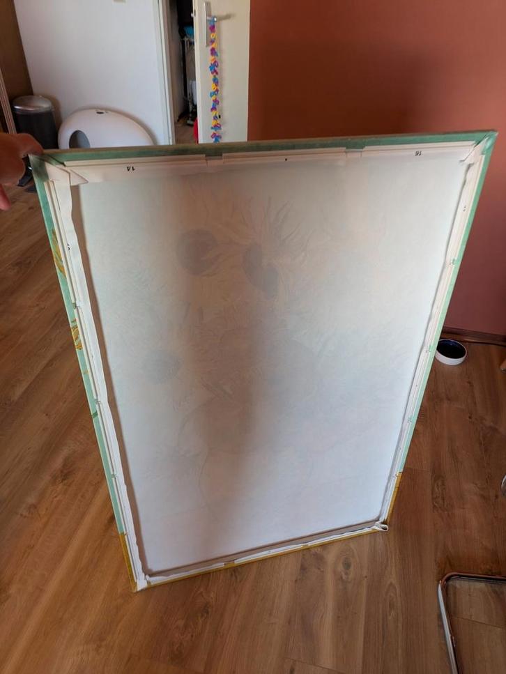 Zonnebloemen Schilderij - Geïnspireerd door Van Gogh, Huis en Inrichting, Woonaccessoires | Schilderijen, Tekeningen en Foto's