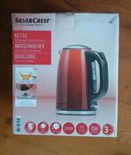 Waterkoker Silvercrest rood/ rvs nieuw in doos  vaste prij, 1 tot 2 liter, Ophalen of Verzenden, Nieuw, Rvs