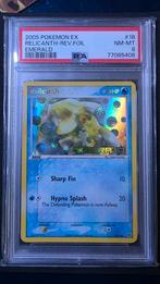 Relicanth EX Emerald PSA 8 - Zeldzame Foil Kaart!, Ophalen of Verzenden, Zo goed als nieuw, Losse kaart, Foil
