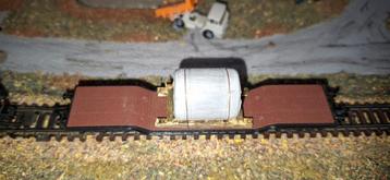 Treinen rails mensen landschap diorama allemaal N spoor.  beschikbaar voor biedingen