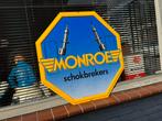 Monroe Schokbrekers Reclamebord, Ophalen, Reclamebord, Gebruikt, .