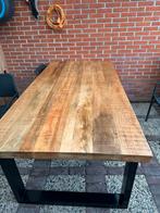 Mango houten eettafel, Huis en Inrichting, Tafels | Eettafels, 100 tot 150 cm, 200 cm of meer, Ophalen of Verzenden, Zo goed als nieuw