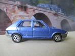 1/43 Fiat Ritmo - Mattel Mebetoys A119 metallic-blauw, Ophalen of Verzenden, Gebruikt, Auto, Overige merken