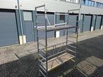Steiger met opzetframe werkhoogte 4,5 meter, Doe-het-zelf en Verbouw, Steigers, Ophalen of Verzenden, Zo goed als nieuw, Rolsteiger of Kamersteiger
