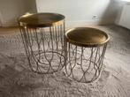 Bijzettafelels, Huis en Inrichting, Tafels | Bijzettafels, 45 tot 60 cm, Minder dan 55 cm, Rond, Ophalen of Verzenden