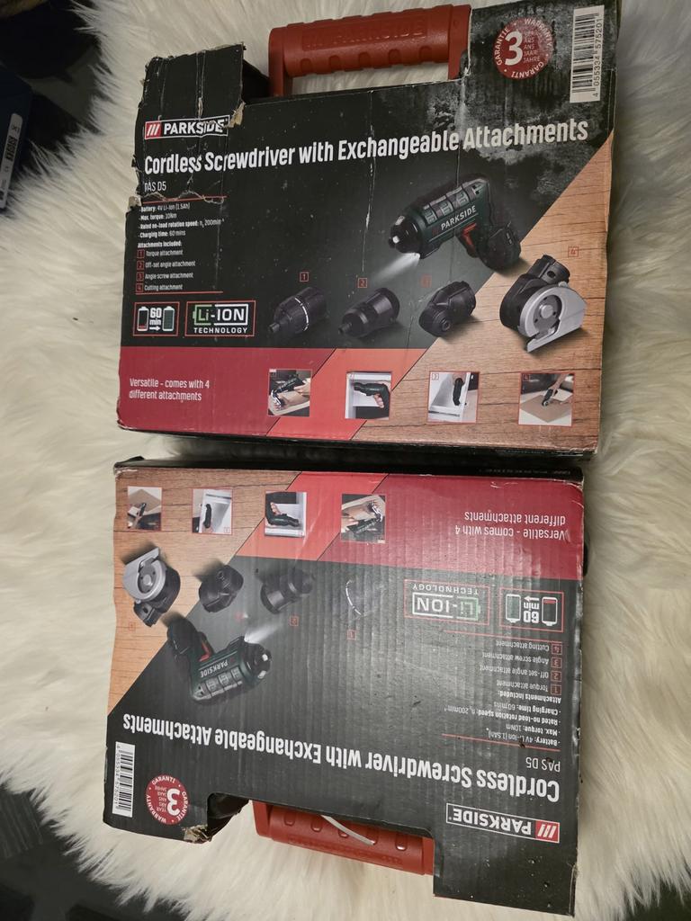 2x Parkside Koordloze Schroevendraaier PAS D5, Ophalen of Verzenden, Gebruikt
