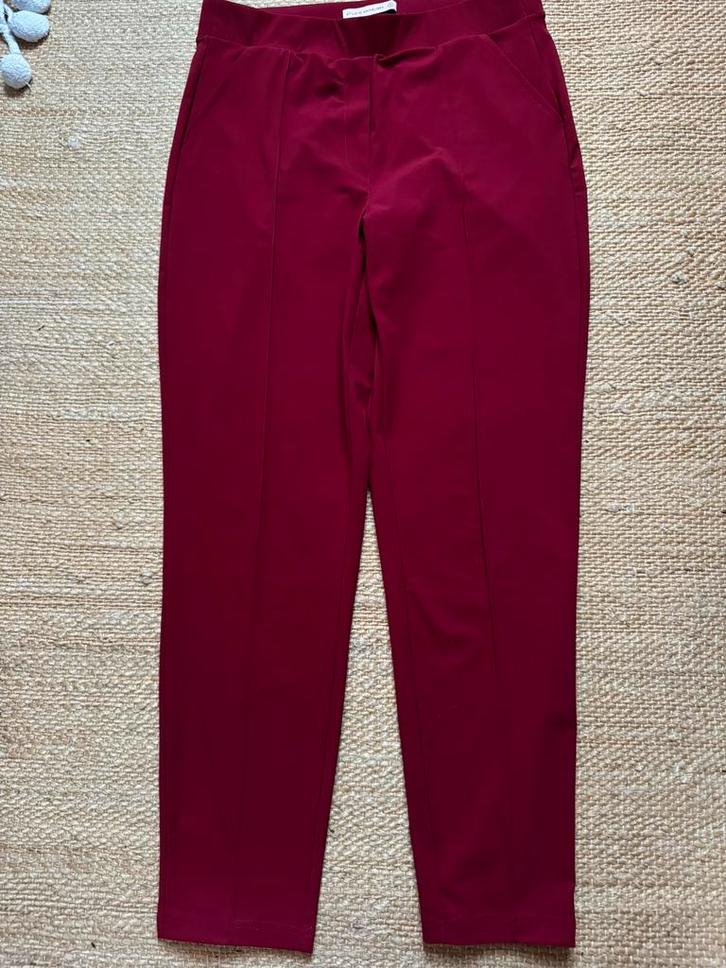 Studio Anneloes broek M, Kleding | Dames, Broeken en Pantalons, Zo goed als nieuw, Rood, Ophalen of Verzenden