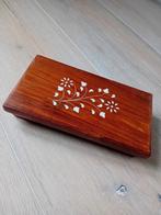 Vintage Postzegel Doosje India Hout, Minder dan 50 cm, Minder dan 50 cm, Ophalen of Verzenden, Zo goed als nieuw