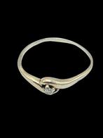 14 karaats gouden Damesring met Briljant, Verzenden, ., ., Dame