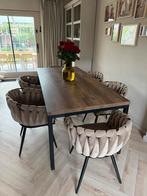 Eettafel, Huis en Inrichting, Tafels | Eettafels, Ophalen, 50 tot 100 cm, Zo goed als nieuw, Vijf personen of meer