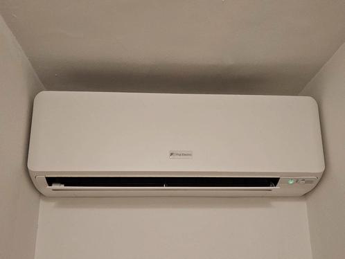 Goedwerkende wandairco te koop, Witgoed en Apparatuur, Airco's, Gebruikt, Wandairco, Ventileren, Verwarmen, Afstandsbediening