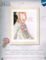 Cado vervaco borduurpakket huwelijk  trouwkoppel, Hobby en Vrije tijd, Borduren en Borduurmachines, Ophalen of Verzenden, Nieuw