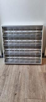 TL lichtbak 4 stuks 63x63, Ophalen, Gebruikt, Metaal