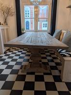 Riviera Maison Robuust Kloostertafel Grey wash 240x100cm, Huis en Inrichting, Tafels | Eettafels, 100 tot 150 cm, 200 cm of meer