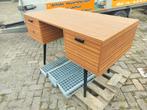 Retro Buro vintage bureau oud oude houten, Ophalen, Gebruikt