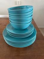 Blauw servies Ikea, Huis en Inrichting, Keuken | Servies, Ophalen, Zo goed als nieuw, Overige stijlen, Bord(en)