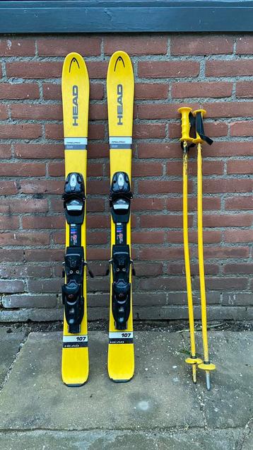 Head ski’s kind 107 cm met skistokken beschikbaar voor biedingen
