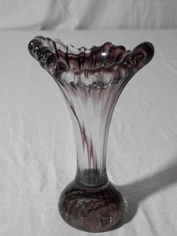 Mooi antiek glazen vaasje, jaren 20 beschikbaar voor biedingen