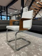 Nieuw Rolf Benz 620 Eetkamerstoel wit leer Design stoel