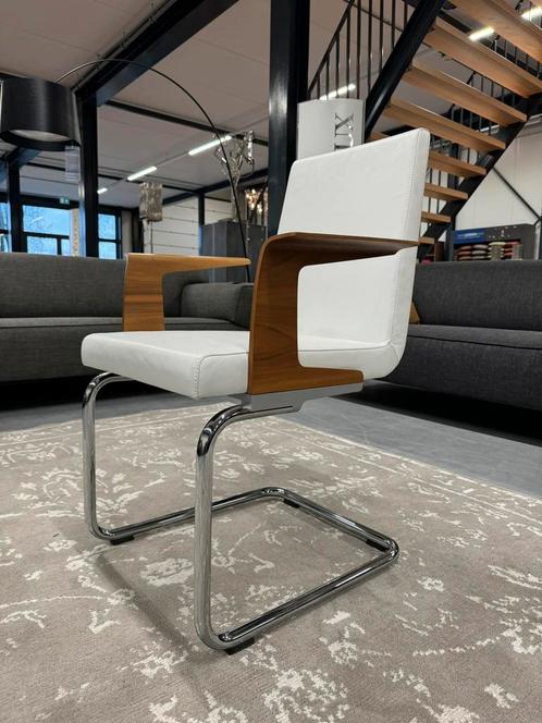 Nieuw Rolf Benz 620 Eetkamerstoel wit leer Design stoel, Huis en Inrichting, Stoelen, Nieuw, Eén, Leer, Wit, Ophalen of Verzenden