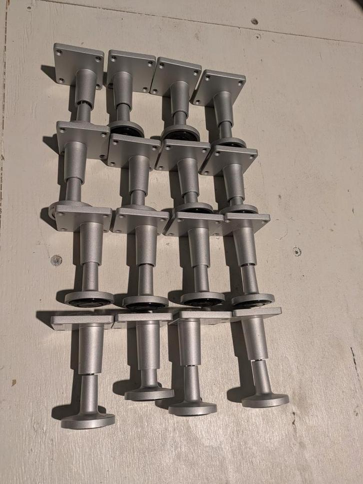 Verstelbare Aluminium Meubelpoten, Huis en Inrichting, Lampen | Hanglampen, Ophalen of Verzenden