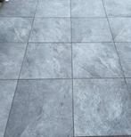 Topkwaliteit Kera-beton 60x60x4 Slate Antra, Nieuw, Keramiek, Ophalen of Verzenden, Terrastegels