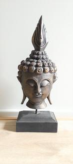 Mooi boeddha beeld 42 cm hoog van hout., Ophalen of Verzenden, Zo goed als nieuw