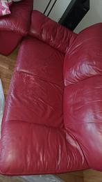 2-zits bankstel (2 stuks), Ophalen, Gebruikt, Tweepersoons, Leer