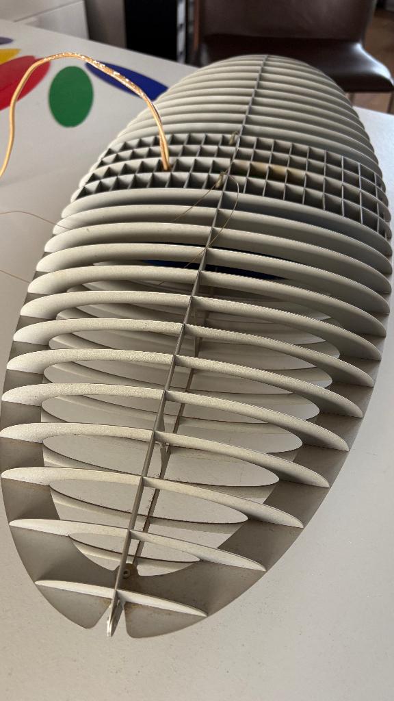 Hanglamp Titania Alu VAN LUCE PLAN, Ophalen, Overige materialen, Gebruikt, Minder dan 50 cm