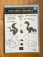 Stampinup nuts about squirrels stempel set, Hobby en Vrije tijd, Stempelen, Ophalen of Verzenden, Zo goed als nieuw, Clearstamp