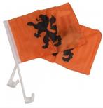Oranje KNVB autovlaggen 20 x 30 cm, Ophalen of Verzenden, Nieuw