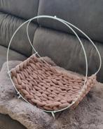 kattenmand rond, Dieren en Toebehoren, Ophalen, Zo goed als nieuw, Pluche