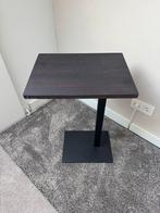 Goossens Bijzettafel - Bruinzwart, Huis en Inrichting, Tafels | Bijzettafels, 45 tot 60 cm, Minder dan 55 cm, Ophalen of Verzenden