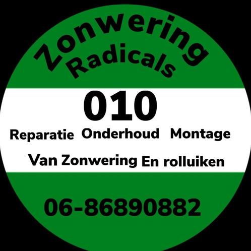 Zonwering reparatie,onderhoud of montage  Zuid -Holland, Tuin en Terras, Zonneschermen, Markies, Ophalen of Verzenden