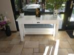 witte SIDETABLE met lade / prima staat / € 25, Huis en Inrichting, Tafels | Sidetables, Ophalen, 100 tot 150 cm, Zo goed als nieuw