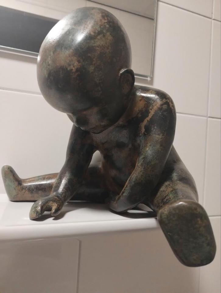 Bronzen beeld, Antiek en Kunst, Antiek | Koper en Brons, Ophalen of Verzenden