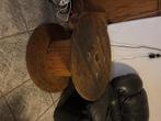 Houten kabelhaspel tafel, Ophalen, Gebruikt, 75 cm of meer, Rechthoekig