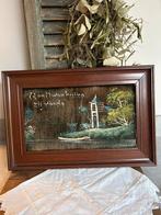 U en Uwen huize…….tekst op fluweel, Antiek en Kunst, Antiek | Religie, Ophalen of Verzenden