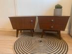 Vintage nachtkastje set jaren 70/80, Huis en Inrichting, Slaapkamer | Nachtkastjes, Ophalen of Verzenden, Zo goed als nieuw, Hout