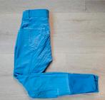 Blauwe rijbroek La Valencio met bling, 164, full grip, Dieren en Toebehoren, Paardrijkleding, Gebruikt, Kinderen, Dressuur, Onderkleding